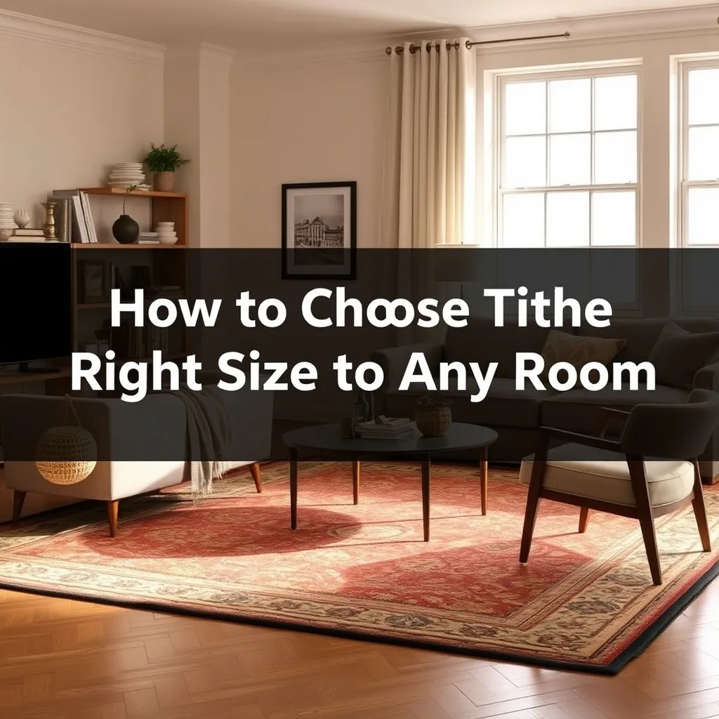 How to Choose the Right Rug Size for Any Room