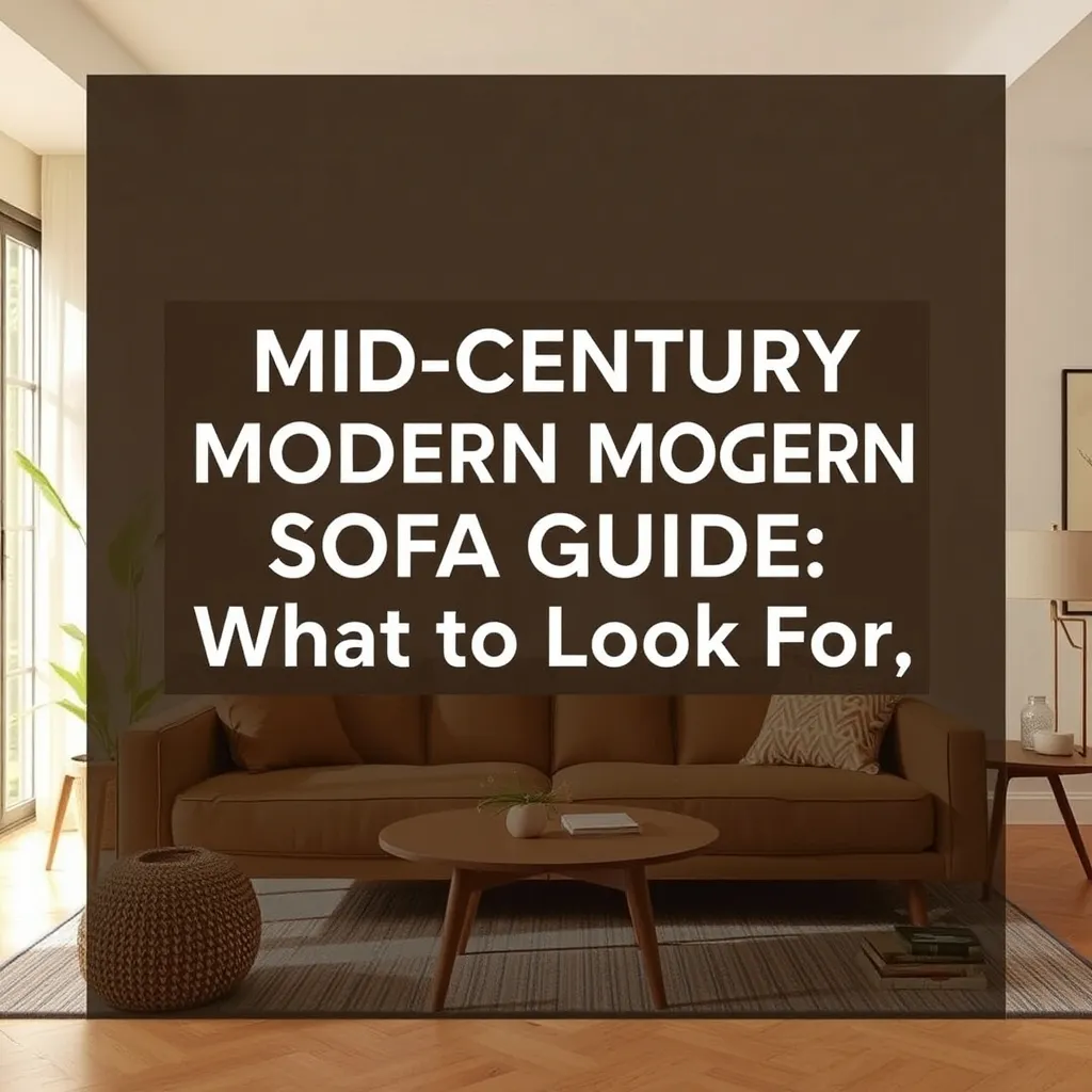 Mid-Century Modern Sofa Guide: What to Look For
