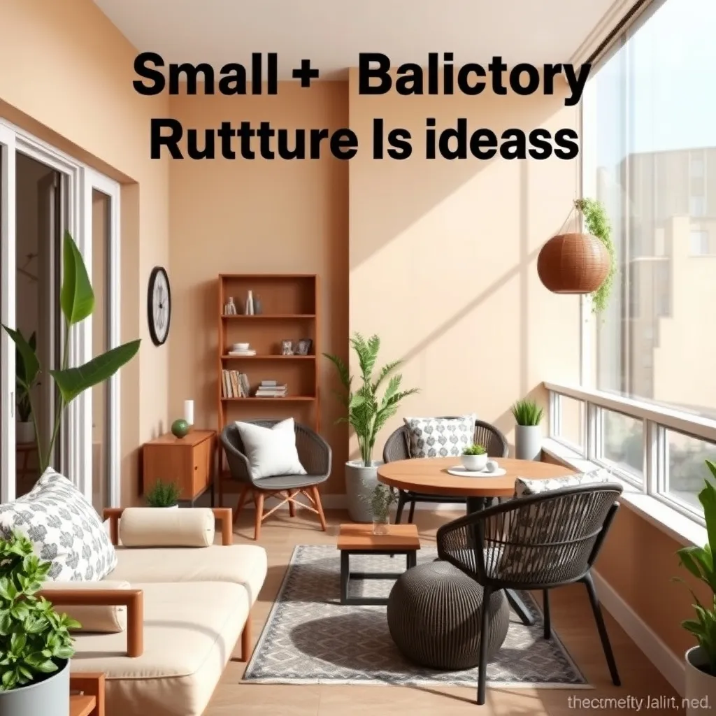 Small Balcony Furniture Ideas for Apartment Living